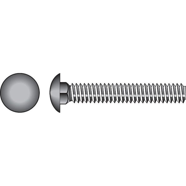 Hillman HILLMAN 1/2 in. X 2-1/2 in. L Stainless Steel Carriage Bolt 25 pk 0832662 - main